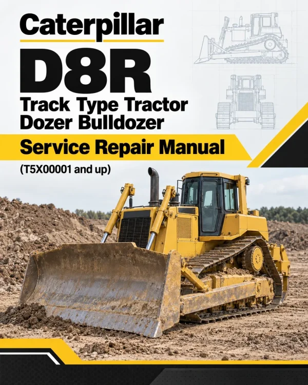 Caterpillar CAT D8R Track Type Tractor Dozer Bulldozer Service Repair Manual (T5X00001 and up) Caterpillar CAT D8R Track Type Tractor Dozer Bulldozer Service Repair Manual (T5X00001 and up)