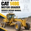 Caterpillar CAT 140G Motor Grader Service Repair Manual (72V00001 till 00822)