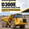 Caterpillar CAT D300E Articulated Dump Truck Service Repair Manual (7FN00001 and up)