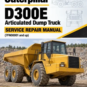 Caterpillar CAT D300E Articulated Dump Truck Service Repair Manual (7FN00001 and up) Caterpillar CAT D300E Articulated Dump Truck Service Repair Manual (7FN00001 and up)
