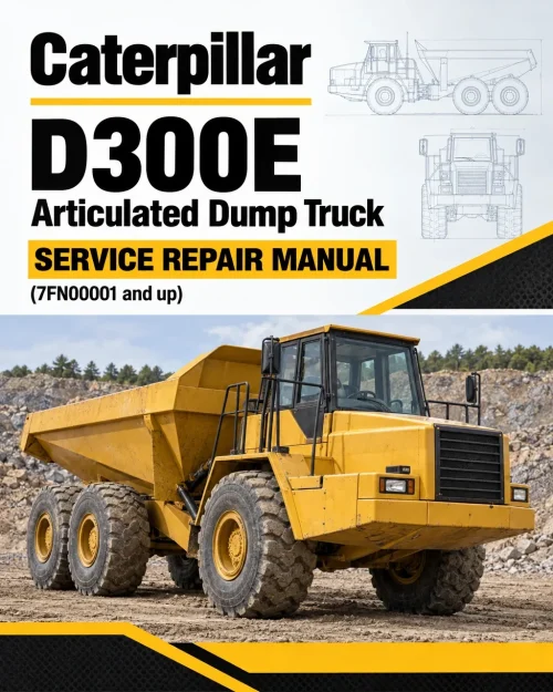 Caterpillar CAT D300E Articulated Dump Truck Service Repair Manual (7FN00001 and up) Caterpillar CAT D300E Articulated Dump Truck Service Repair Manual (7FN00001 and up)