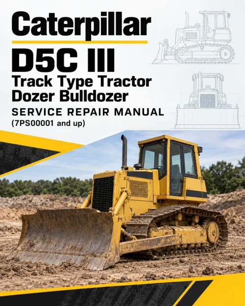 Caterpillar CAT D5C III Track Type Tractor Dozer Bulldozer Service Repair Manual (7PS00001 and up) Caterpillar CAT D5C III Track Type Tractor Dozer Bulldozer Service Repair Manual (7PS00001 and up)