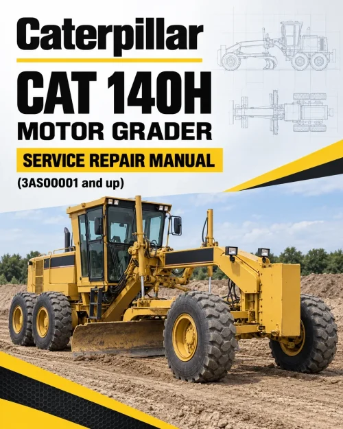 Caterpillar CAT 140H Motor Grader Service Repair Manual (3AS00001 and up) Caterpillar CAT 140H Motor Grader Service Repair Manual (3AS00001 and up)
