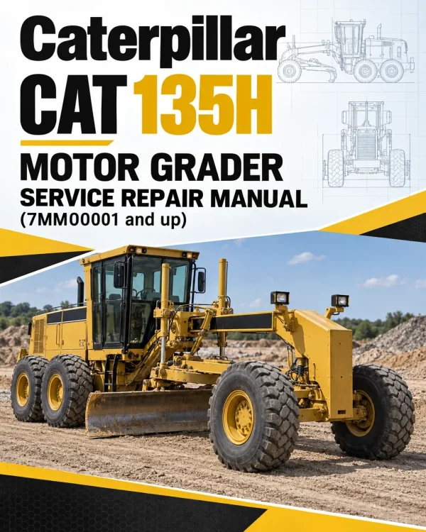 Caterpillar CAT 135H Motor Grader Service Repair Manual (7MM00001 and up) Caterpillar CAT 135H Motor Grader Service Repair Manual (7MM00001 and up)