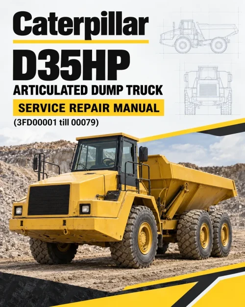 Caterpillar CAT D35HP Articulated Dump Truck Service Repair Manual (3FD00001 till 00079) Caterpillar CAT D35HP Articulated Dump Truck Service Repair Manual (3FD00001 till 00079)