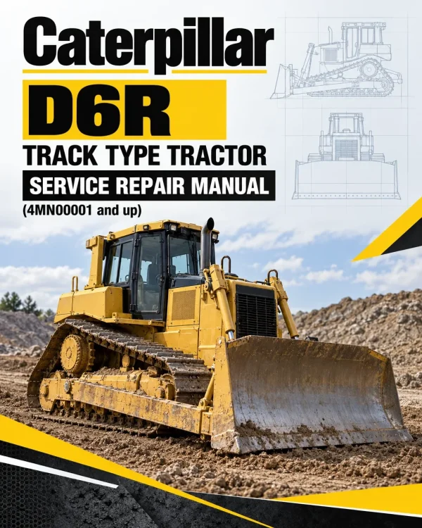 Caterpillar CAT D6R Track Type Tractor Service Repair Manual (4MN00001 and up)
