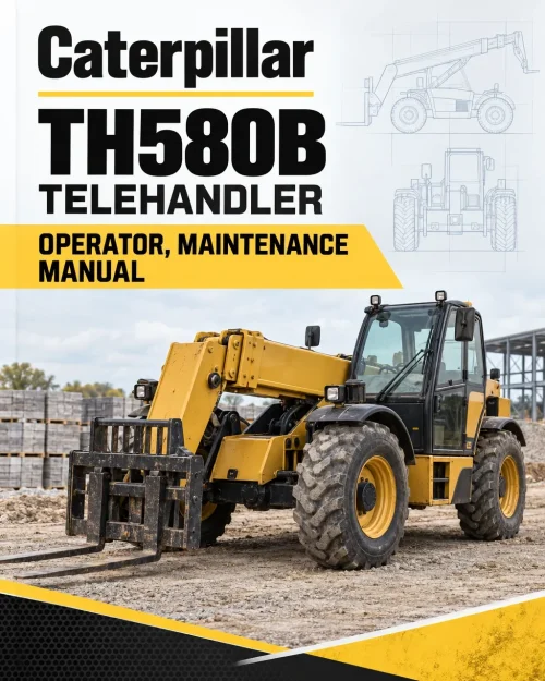 Caterpillar CAT TH580B Telehandler Operator, Maintenance Manual Caterpillar CAT TH580B Telehandler Operator, Maintenance Manual