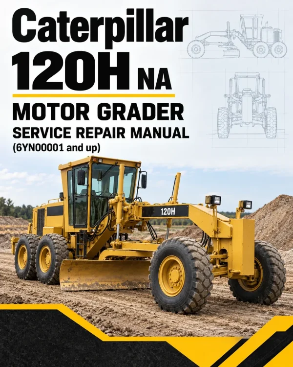 Caterpillar CAT 120H NA Motor Grader Service Repair Manual (6YN00001 and up)