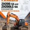 Hitachi ZH200-5A and ZH200LC-5A Excavator Service Repair Manual