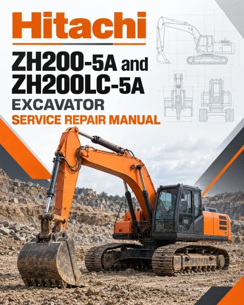 Hitachi ZH200-5A and ZH200LC-5A Excavator Service Repair Manual