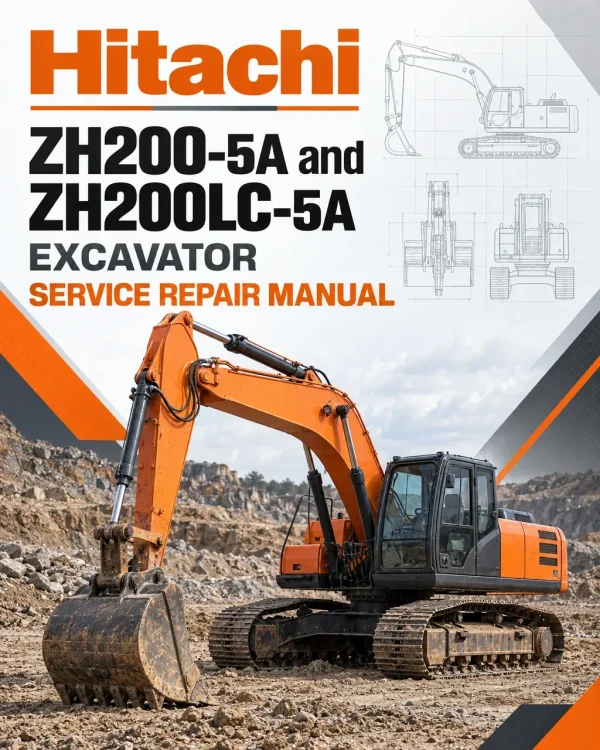 Hitachi ZH200-5A and ZH200LC-5A Excavator Service Repair Manual
