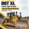 Caterpillar CAT D6T XL Track Type Tractor Service Repair Manual (TSM00001 and up)