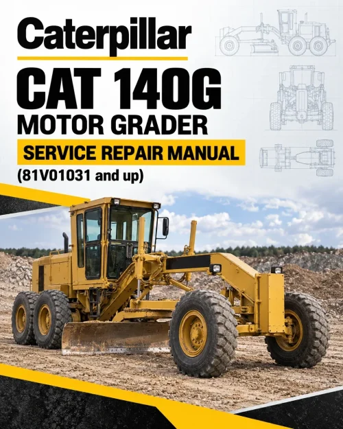 Caterpillar CAT 140G Motor Grader Service Repair Manual (81V01031 and up) Caterpillar CAT 140G Motor Grader Service Repair Manual (81V01031 and up)
