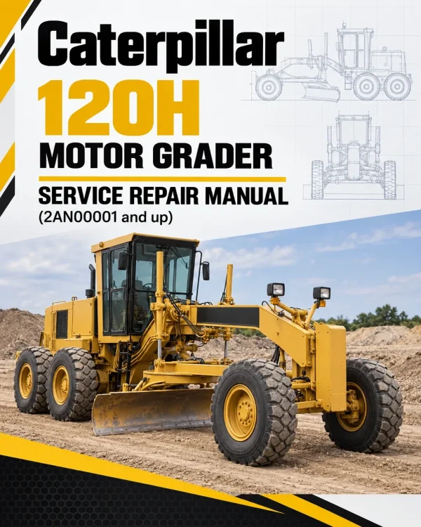 Caterpillar CAT 120H Motor Grader Service Repair Manual (2AN00001 and up)