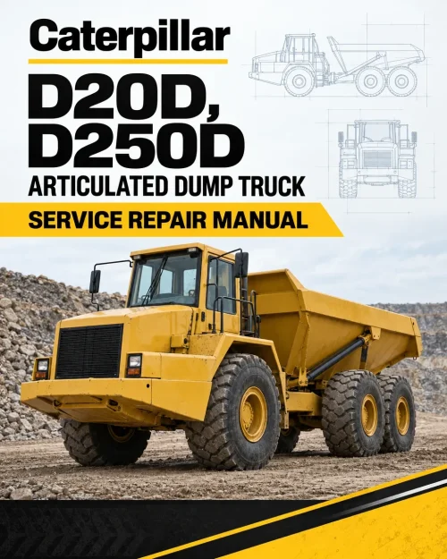 Caterpillar CAT D20D, D250D Articulated Dump Truck Service Repair Manual (9MG00001 and up) Caterpillar CAT D20D, D250D Articulated Dump Truck Service Repair Manual (9MG00001 and up)