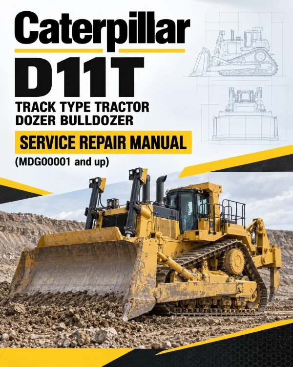 Caterpillar CAT D11T Track Type Tractor Dozer Bulldozer Service Repair Manual (MDG00001 and up)
