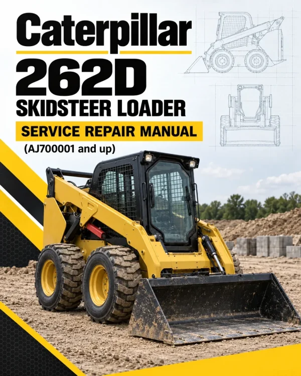 Caterpillar CAT 262D Skidsteer Loader Service Repair Manual (AJ700001 and up) Caterpillar CAT 262D Skidsteer Loader Service Repair Manual (AJ700001 and up)