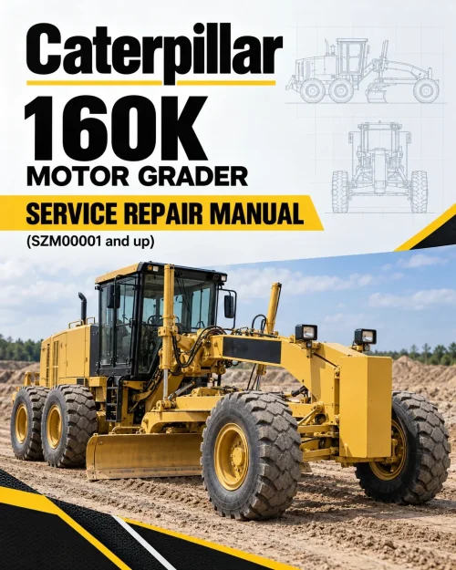Caterpillar CAT 160K Motor Grader Service Repair Manual (SZM00001 and up) Caterpillar CAT 160K Motor Grader Service Repair Manual (SZM00001 and up)