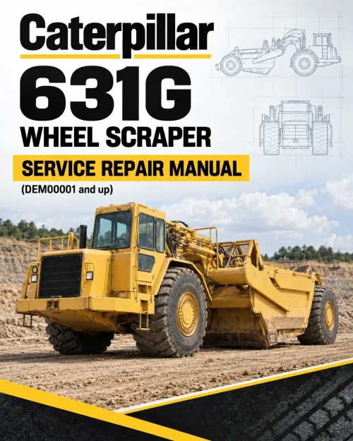 Caterpillar CAT 631G Wheel Scraper Service Repair Manual (DEM00001 and up) Caterpillar CAT 631G Wheel Scraper Service Repair Manual (DEM00001 and up)