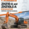 Hitachi ZH210-A and ZH210LC-A Excavator Service Repair Manual