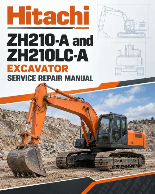 Hitachi ZH210-A and ZH210LC-A Excavator Service Repair Manual Hitachi ZH210-A and ZH210LC-A Excavator Service Repair Manual