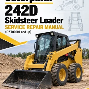 Caterpillar CAT 242D Skidsteer Loader Service Repair Manual (DZT00001 and up)