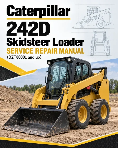 Caterpillar CAT 242D Skidsteer Loader Service Repair Manual (DZT00001 and up)