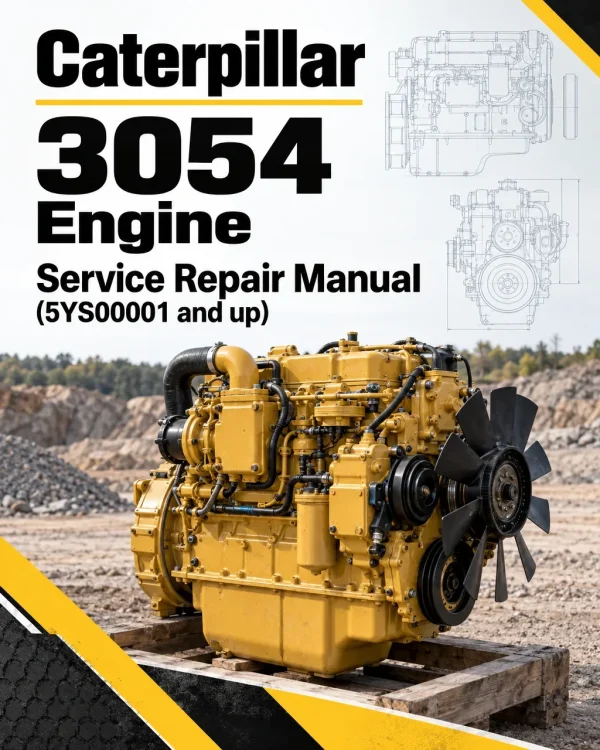 Caterpillar CAT 3054 Engine Service Repair Manual (5YS00001 and up)