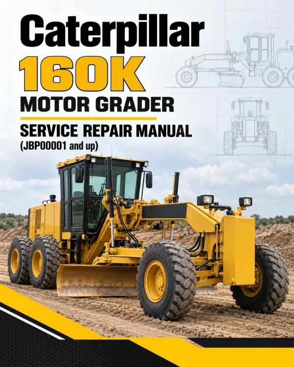 Caterpillar CAT 160K Motor Grader Service Repair Manual (JBP00001 and up) Caterpillar CAT 160K Motor Grader Service Repair Manual (JBP00001 and up)