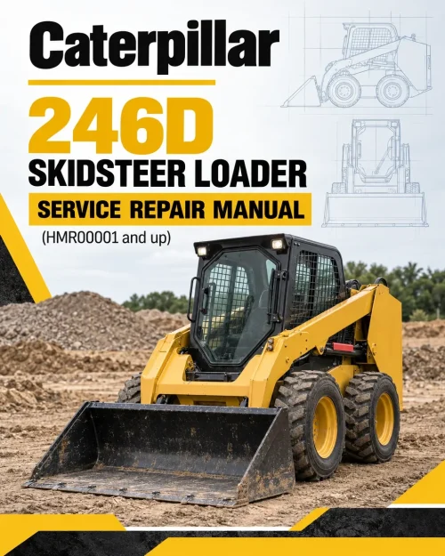 Caterpillar CAT 246D Skidsteer Loader Service Repair Manual (HMR00001 and up)