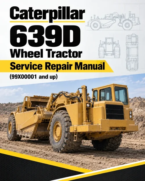 Caterpillar CAT 639D Wheel Tractor Service Repair Manual (99X00001 and up) Caterpillar CAT 639D Wheel Tractor Service Repair Manual (99X00001 and up)