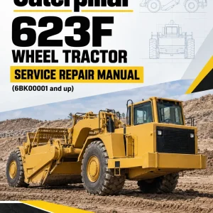 Caterpillar CAT 623F Wheel Tractor Service Repair Manual (6BK00001 and up)