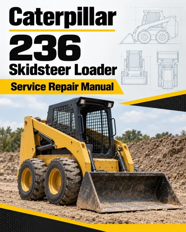 Caterpillar CAT 236 Skidsteer Loader Service Repair Manual (4YZ00001 till 03999)