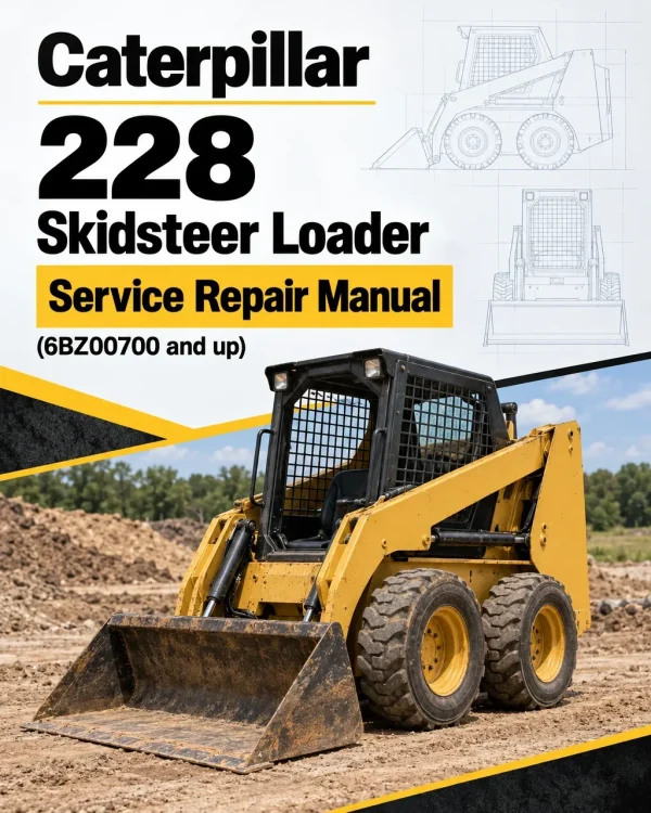 Caterpillar CAT 228 Skidsteer Loader Service Repair Manual (6BZ00700 and up) Caterpillar CAT 228 Skidsteer Loader Service Repair Manual (6BZ00700 and up)