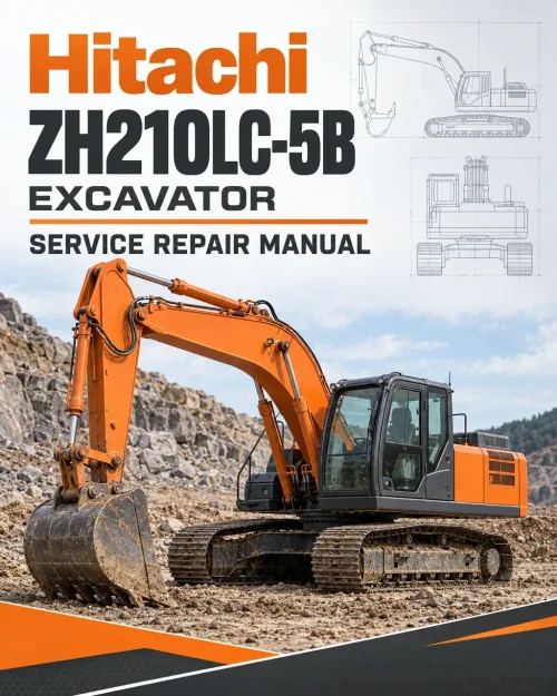 Hitachi ZH210LC-5B Excavator Service Repair Manual