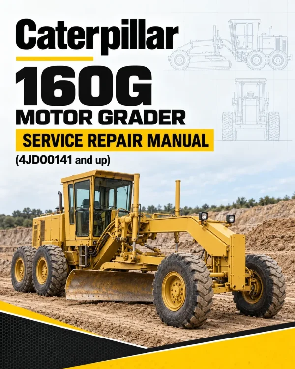 Caterpillar CAT 160G Motor Grader Service Repair Manual (4JD00141 and up) Caterpillar CAT 160G Motor Grader Service Repair Manual (4JD00141 and up)