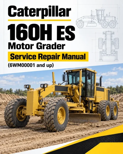 Caterpillar CAT 160H ES Motor Grader Service Repair Manual (6WM00001 and up) Caterpillar CAT 160H ES Motor Grader Service Repair Manual (6WM00001 and up)