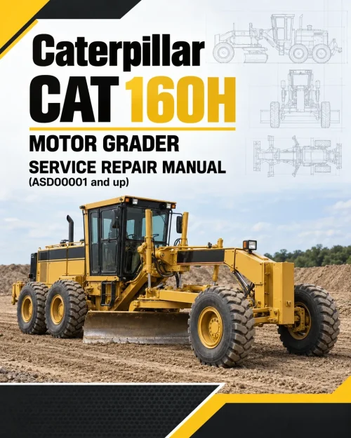 Caterpillar CAT 160H Motor Grader Service Repair Manual (ASD00001 and up) Caterpillar CAT 160H Motor Grader Service Repair Manual (ASD00001 and up)
