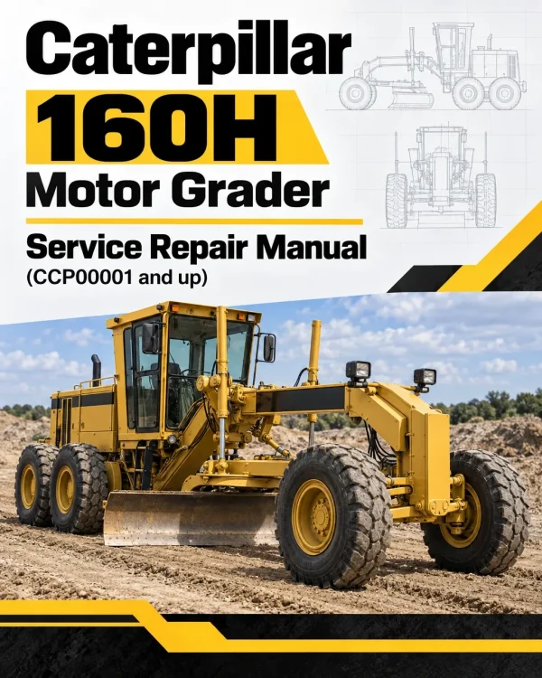 Caterpillar CAT 160H Motor Grader Service Repair Manual (CCP00001 and up) Caterpillar CAT 160H Motor Grader Service Repair Manual (CCP00001 and up)