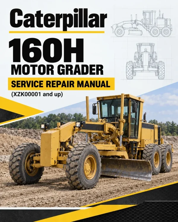 Caterpillar CAT 160H Motor Grader Service Repair Manual (XZK00001 and up) Caterpillar CAT 160H Motor Grader Service Repair Manual (XZK00001 and up)