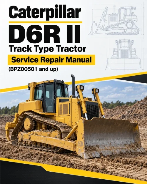 Caterpillar CAT D6R II Track Type Tractor Service Repair Manual (BPZ00501 and up) Caterpillar CAT D6R II Track Type Tractor Service Repair Manual (BPZ00501 and up)