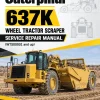 Caterpillar CAT 637K Wheel Tractor Scraper Service Repair Manual (WTS00001 and up)