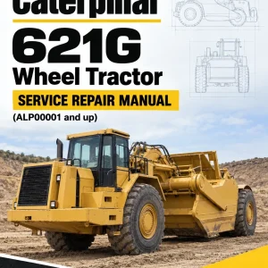 Caterpillar CAT 621G Wheel Tractor Service Repair Manual (ALP00001 and up)