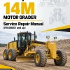 Caterpillar CAT 14M Motor Grader Service Repair Manual (R9J00001 and up) Caterpillar CAT 14M Motor Grader Service Repair Manual (R9J00001 and up)