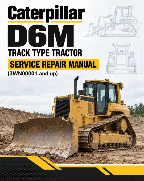 Caterpillar CAT D6M Track Type Tractor Service Repair Manual (3WN00001 and up)