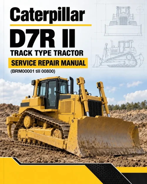 Caterpillar CAT D7R II Track Type Tractor Service Repair Manual (BRM00001 till 00800) Caterpillar CAT D7R II Track Type Tractor Service Repair Manual (BRM00001 till 00800)