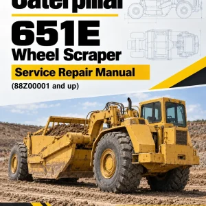Caterpillar CAT 651E Wheel Scraper Service Repair Manual (88Z00001 and up) Caterpillar CAT 651E Wheel Scraper Service Repair Manual (88Z00001 and up)