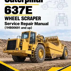 Caterpillar CAT 637E Wheel Scraper Service Repair Manual (1HB00691 and up) Caterpillar CAT 637E Wheel Scraper Service Repair Manual (1HB00691 and up)
