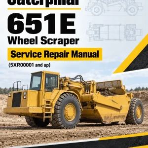 Caterpillar CAT 651E Wheel Scraper Service Repair Manual (5XR00001 and up) Caterpillar CAT 651E Wheel Scraper Service Repair Manual (5XR00001 and up)