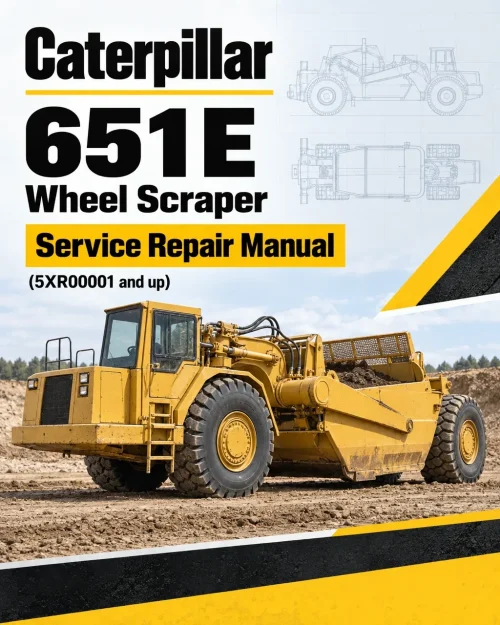 Caterpillar CAT 651E Wheel Scraper Service Repair Manual (5XR00001 and up) Caterpillar CAT 651E Wheel Scraper Service Repair Manual (5XR00001 and up)